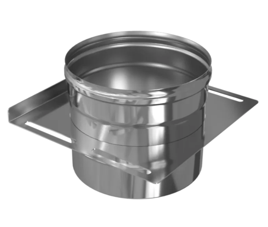 Площадка монтажная для дымохода Ferrum 430/0.8 мм ф 100