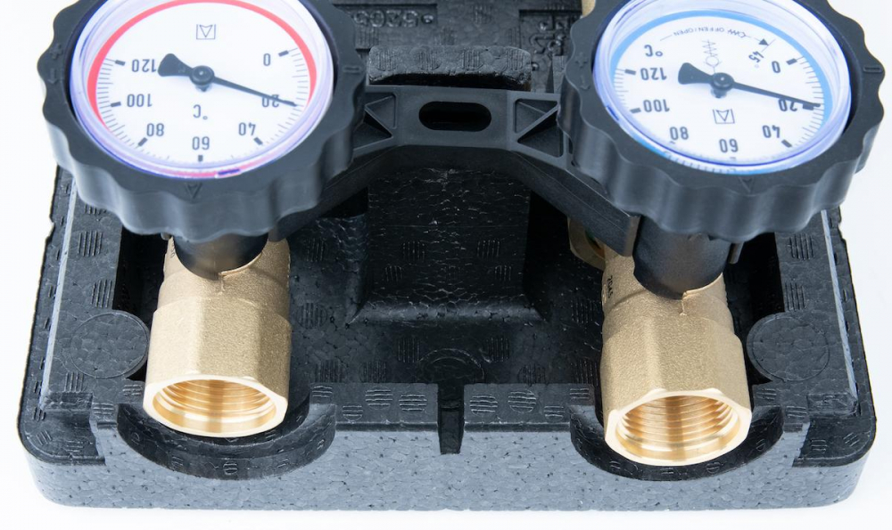 Насосная группа с 3-х ходовым клапаном 1". PrimoTherm K 180-2 DN25 3-WM, смесительный клапан ARV Kvs Vario, без насоса, AFRISO 77824