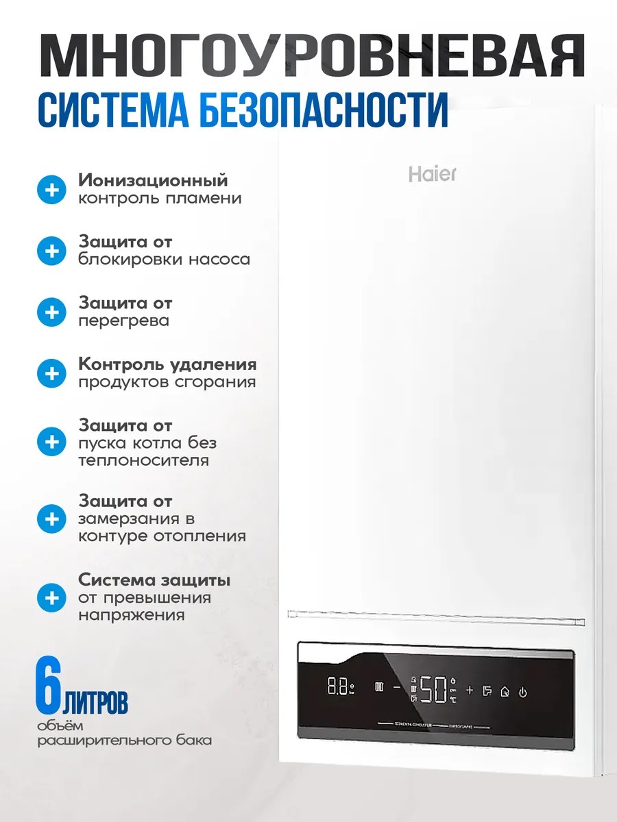 Котел газовый Двухконтурный Haier ProLine S 2.24 Ti, 24 кВт