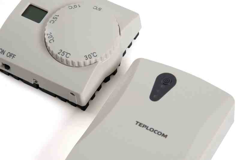 Термостат комнатный Teplocom TS-2AA/3A RF2, беспроводной, реле 250В, 3А