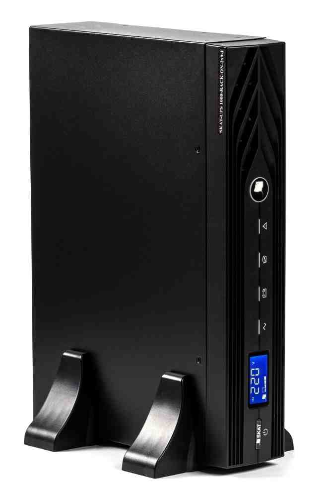 SKAT-UPS 1000 RACK+2x9Ah исп.E (SKAT-UPS 1000-RACK-ON-2x9-E) ИБП 900 Вт, On-Line, встр-е АКБ 2x9Ah