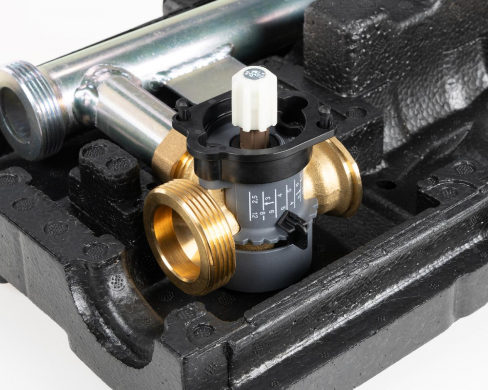 Насосная группа с 3-х ходовым клапаном 1". PrimoTherm K 180-2 DN25 3-WM, смесительный клапан ARV Kvs Vario, без насоса, AFRISO 77824